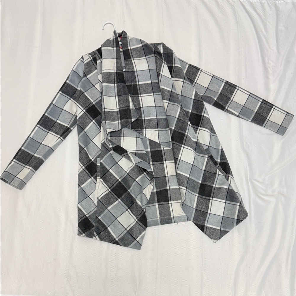 Matilda Jane Black and White Plaid Jacket
